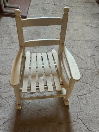 Mecedora infantil madera vintage