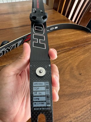 Palas Hoyt Velos GP Series 70 34 lbs
