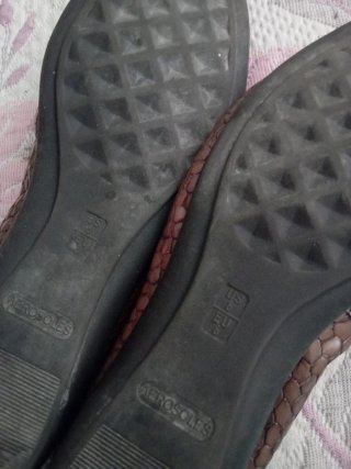 Zapatos planos mujer piel serpiente