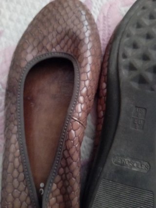 Zapatos planos mujer piel serpiente