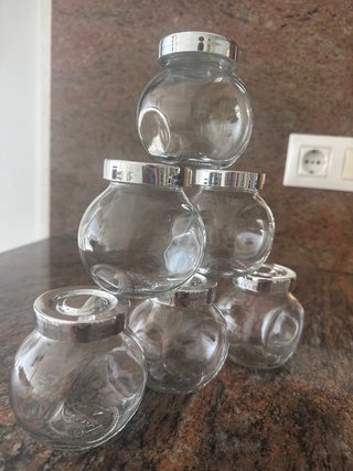Set 6 Botes Cristal IKEA