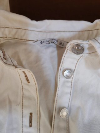 Vestido vaquero blanco