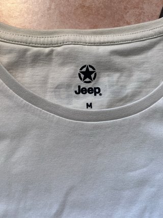 T-shirt Jeep oversize beige taglia M