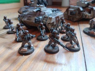 Warhammer 40k Guardia Imperial Tanques y Figuras