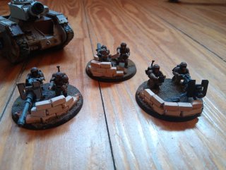 Warhammer 40k Guardia Imperial Tanques y Figuras