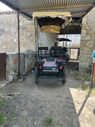 Palio con techo para maratón