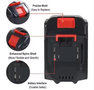2 Baterías + Cargador para Herramientas
