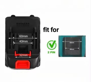 2 Baterías + Cargador para Herramientas
