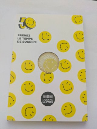 Moneda 10€ Smiley Francia 2022