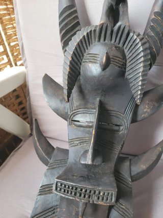 Máscara africana Senufo madera