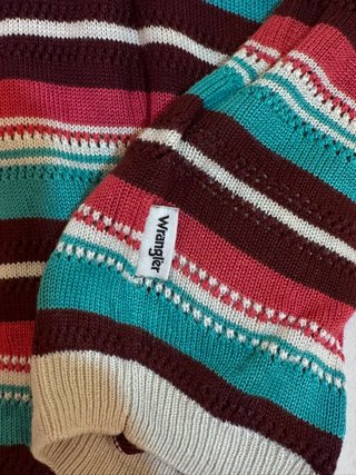 Polo maglia Wrangler righe multicolor taglia S