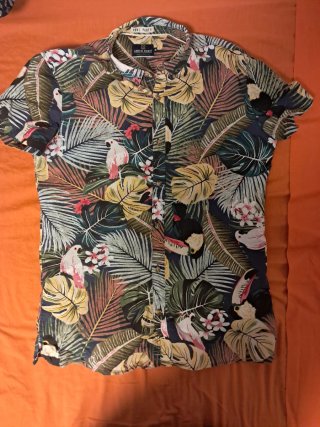 Camisa tropical Green Coast hombre – Talla 3M