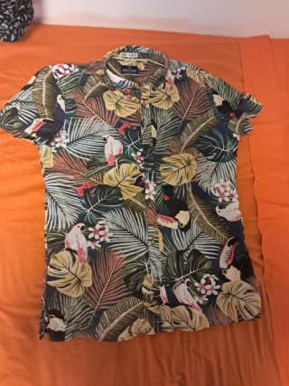 Camisa tropical Green Coast hombre – Talla 3M