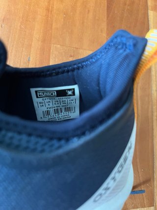 Zapatillas Munich Talla 38 Unisex Azul Naranja