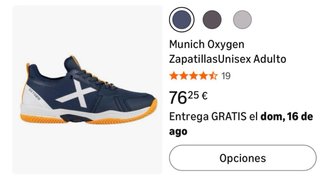Zapatillas Munich Talla 38 Unisex Azul Naranja