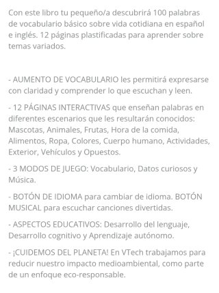 Mis primeras 100 palabras ingles (Leap Frog)