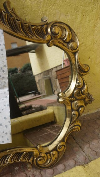 Espejo ornamentado Bronce Antiguo 87x66cm - 13kg