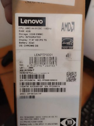 Chromebook Lenovo nuevo