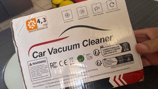 Aspiradora pequeña para limpiar coches