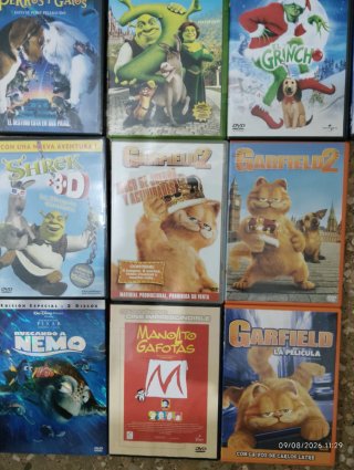 Lote 6 DVDs: Titanic, Monty, Vidocq y más