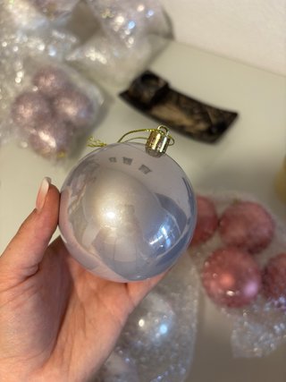 8 Bolas Navidad Lilas