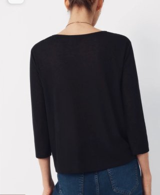 Camiseta Cortefiel nudo M/38/10 marrón