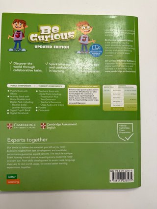 Libro ingles becurious 1 primaria