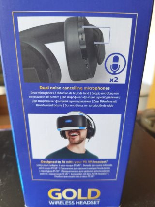 Auriculares Gold PS4 PC VR Sony 7.1