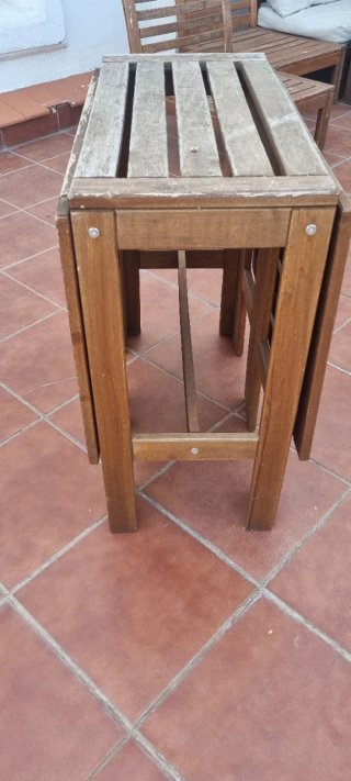 Mesa plegable de madera IKEA