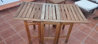 Mesa plegable de madera IKEA