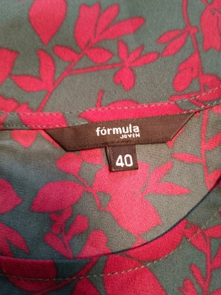 Vestido estampado mujer