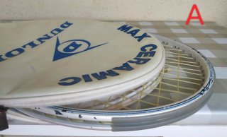 Pareja raquetas tenis vintage Dunlop Max Ceramic