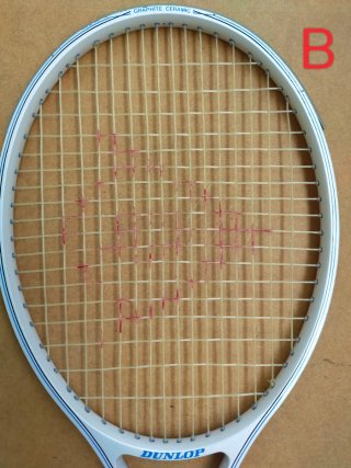 Pareja raquetas tenis vintage Dunlop Max Ceramic