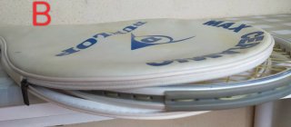 Pareja raquetas tenis vintage Dunlop Max Ceramic