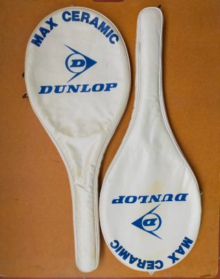 Pareja raquetas tenis vintage Dunlop Max Ceramic