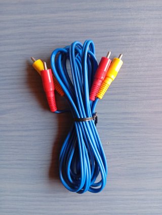 Cable RCA Nintendo NES Rojo y Amarillo Original