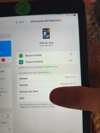 Apple iPad Air 2 Plata
