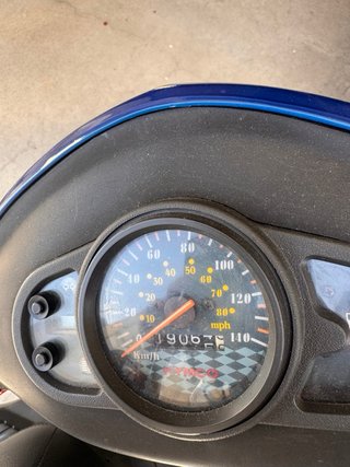 Moto Scooter 125cc Azul y Negra