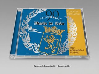Colección 13 medallas Plata 1ª Edición León