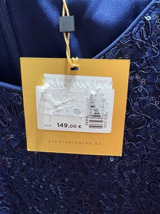 Vestido de fiesta azul talla XL sin estrenar
