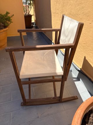 Silla terraza plegable balancín