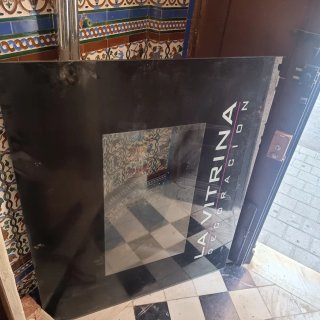 Placa de cristal decorativa