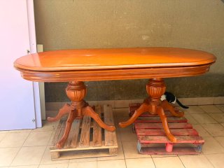 Mesa extensible y cajonera Cama individual + colch
