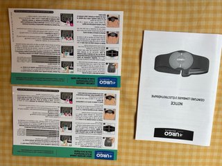 Cinturón Lumbar Electroterapia URGO( de farmacia).