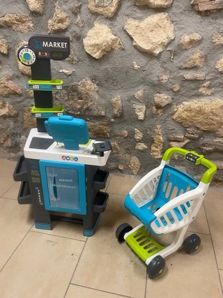 Cocina, supermercado y banco de trabajo Infantil