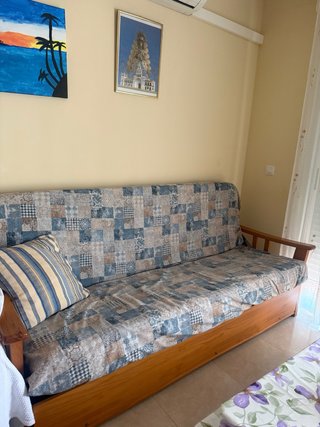 Sofá Cama 3 Plazas Madera