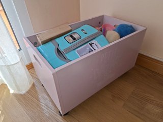 Caja de madera para almacenamiento