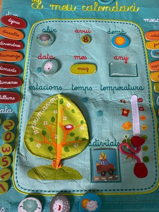 Calendario Lilliputiens con velcros