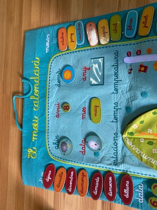 Calendario Lilliputiens con velcros