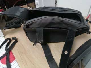 Bolsa de sillín para bicicleta negra
